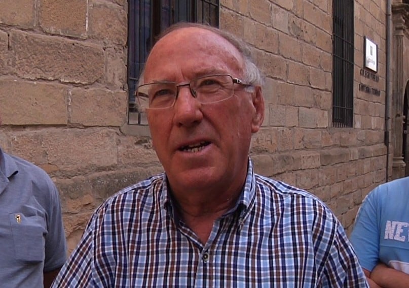 Alonso Cano, en una de sus comparecencias públicas en Úbeda.