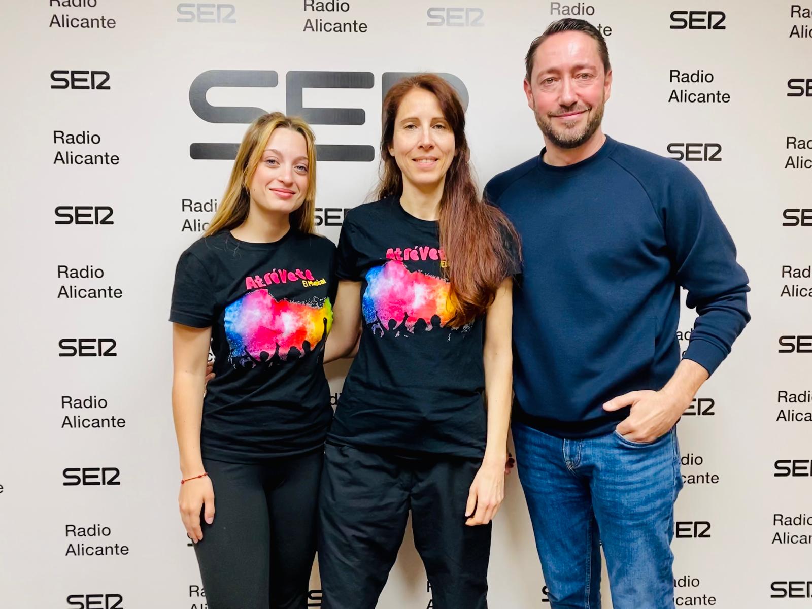 Elena Lacal, Mati Albert e Iñigo Lanz. 'Atrévete, el musical'