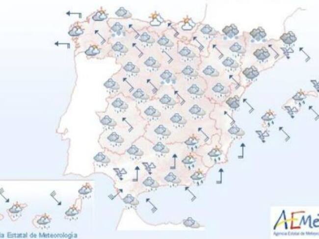 Predicción del tiempo para este viernes 28 de noviembre