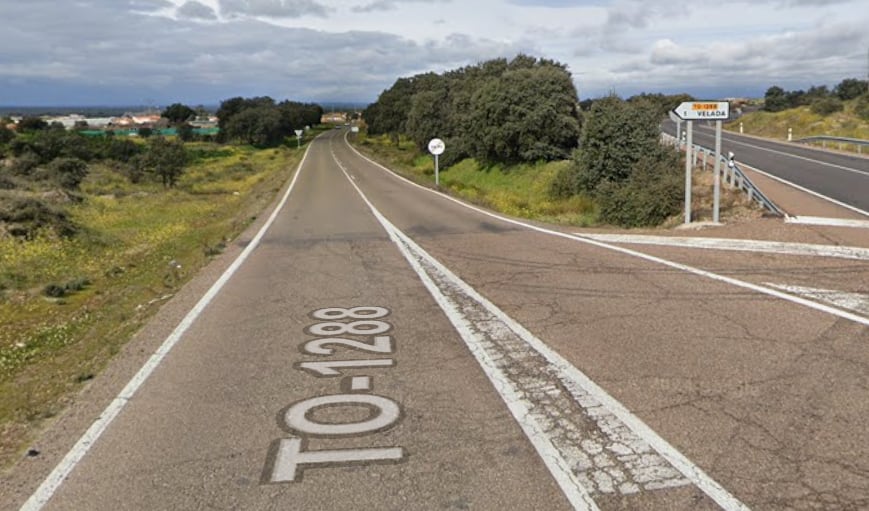 El acceso a Velada por la N-502, cortado desde este lunes por obras