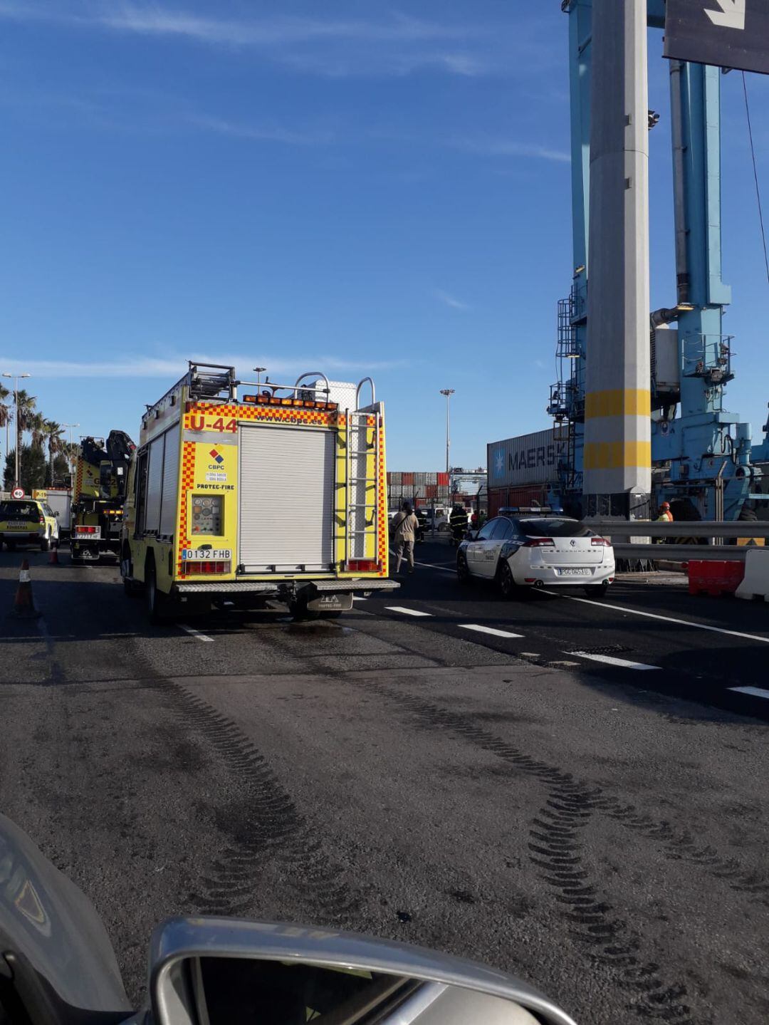 Accidente mortal en el puerto de Algeciras