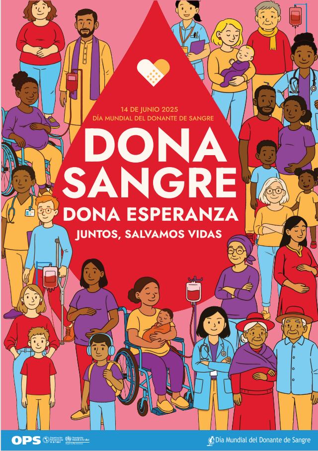 Cartel Campaña 2025 Día Mundial del Donante de Sangre