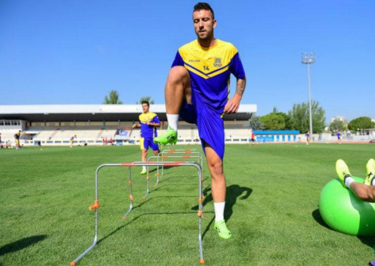 Borja Lázaro ha marcado 21 goles en las tres últimas temporadas en Segunda, pero no se ha estrenado en Alcorcón.