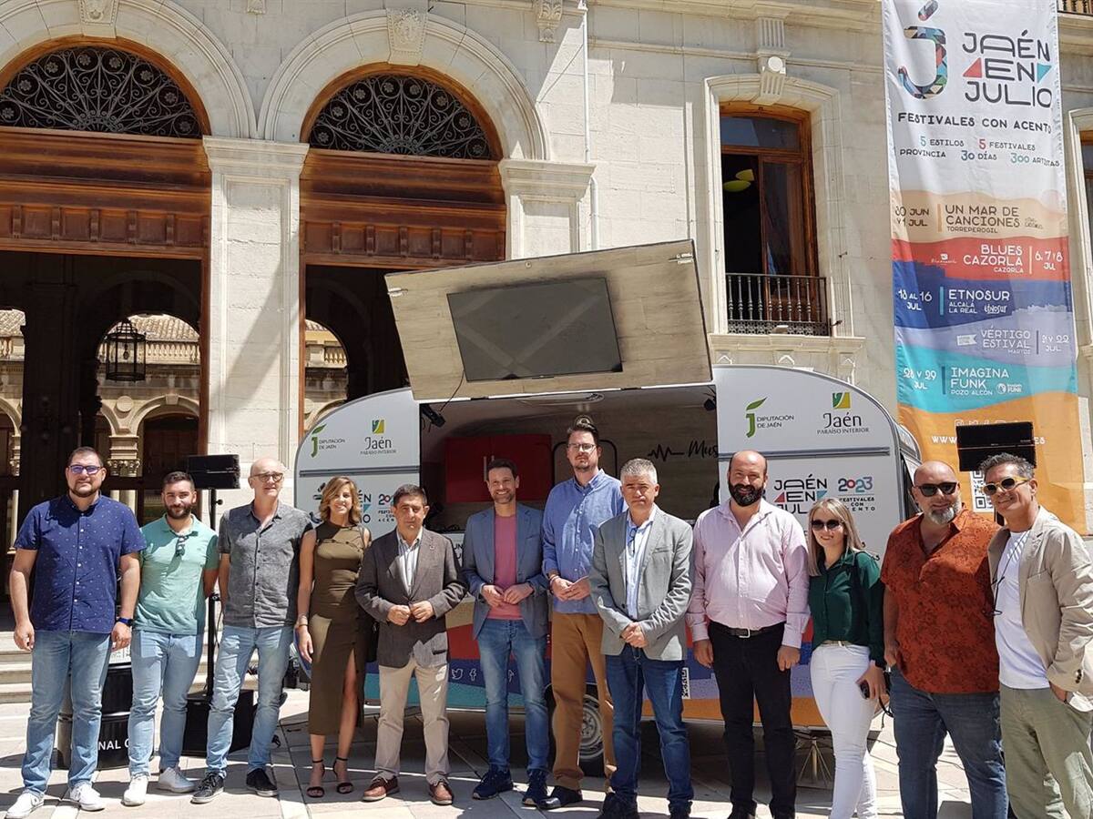 Una caravana recorrerá la provincia para promocionar los cinco festivales de 'Jaén en julio'