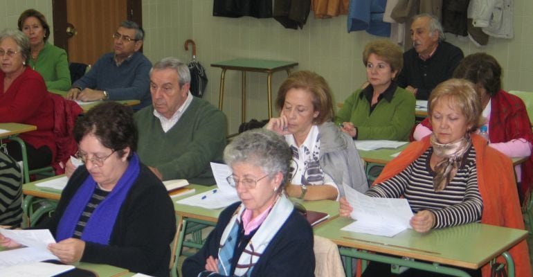 Alumnos del Programa Universitario de Mayores de la UJA.