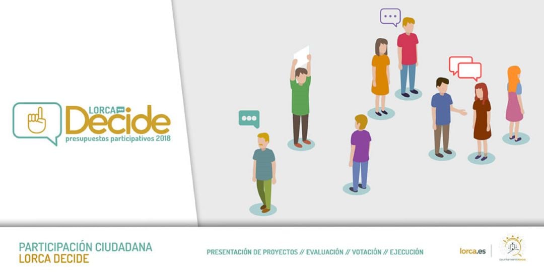 Imagen del portal 'Lorca Decide' que el Ayuntamiento de Lorca distribuyó en septiembre de 2017