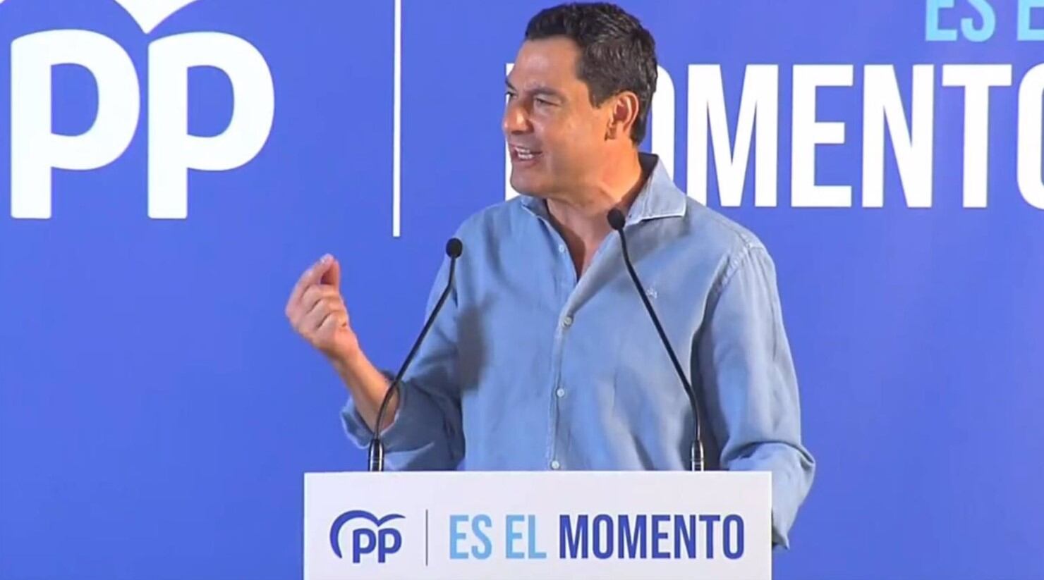 Moreno durante su intervención