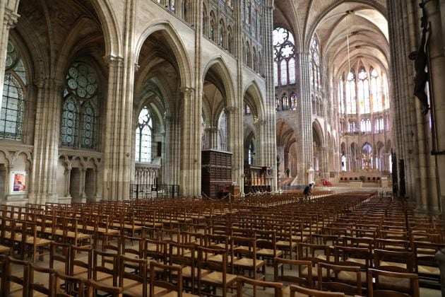 Panorámica de la Basílica de Saint Denis