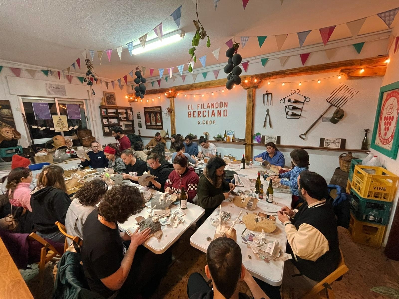 Taller de máscaras de El Filandón