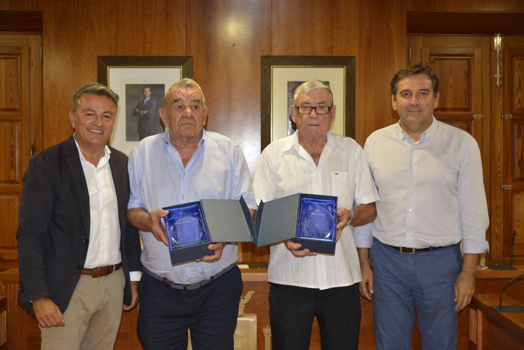 Homenaje a Manolo Llidó (Manolo &#039;Figura&#039;) e Ignacio Sellés (&#039;Nasio&#039;).