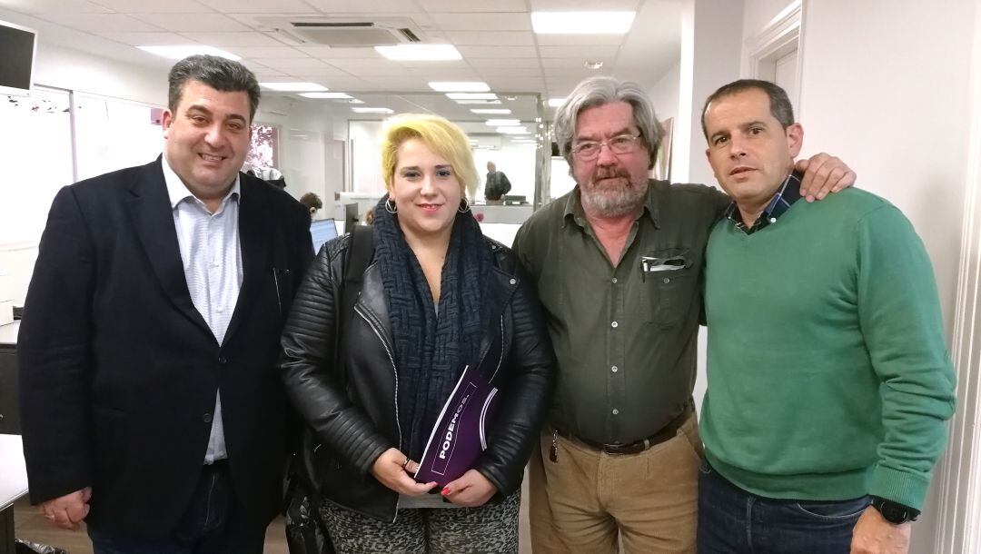 Vicente Cutanda, Vanessa Romero, Antonio Balibrea y Carlos Arcaya