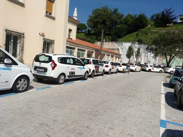 Huelga de taxis en Cantabria