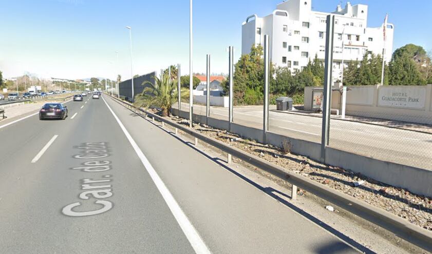 Zona en la que se produjo la colisión