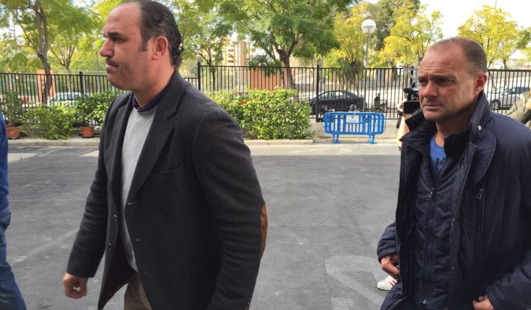 Dani Barroso durante la presentación de Vicente Mir