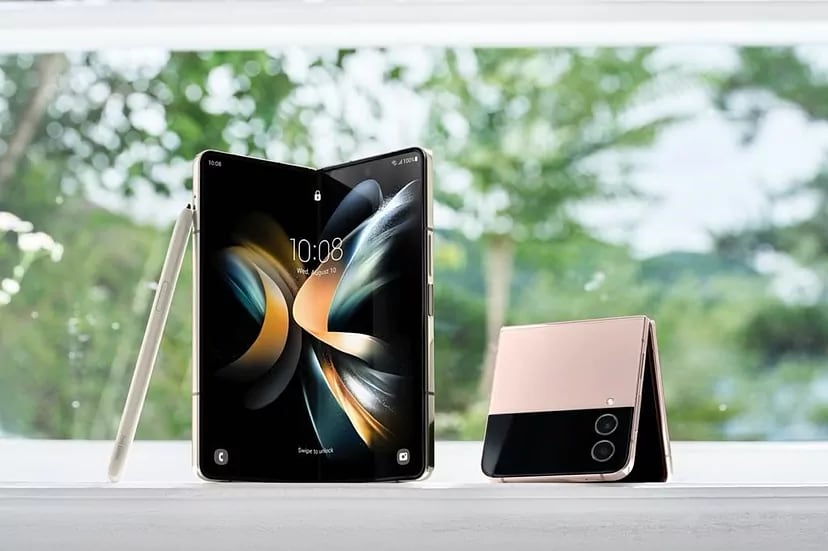 Así son los nuevos Galaxy Z Fold 4 y Galaxy Z Flip 4.