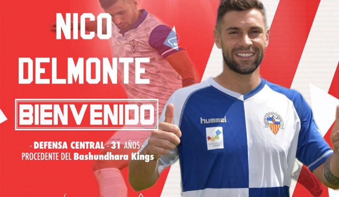 Nico Delmonte, el nuevo fichaje