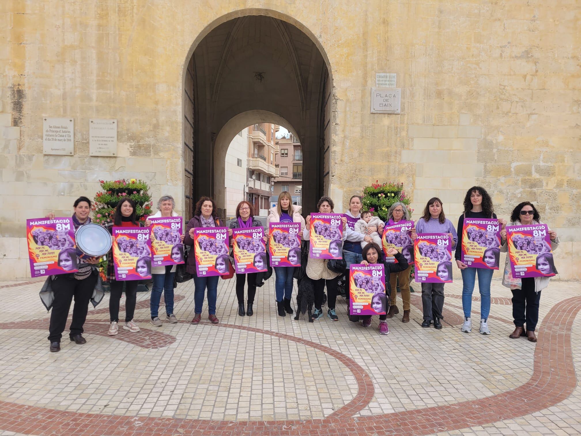 La Asamblea 8 de marzo y la Coordinadora Feminista de Elche