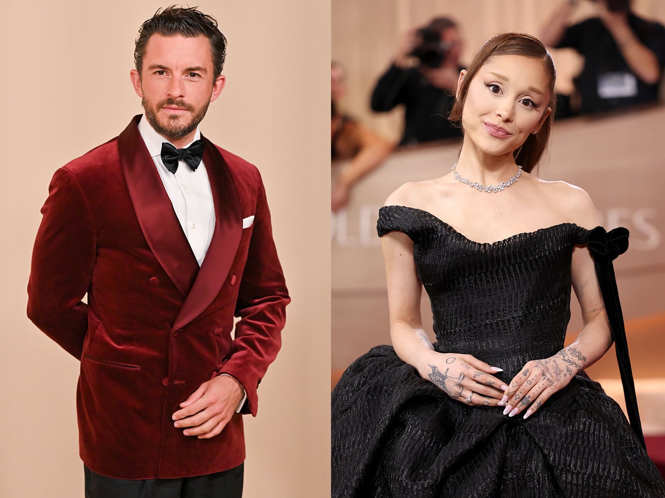 Imagen de Jonathan Bailey y Ariana Grande