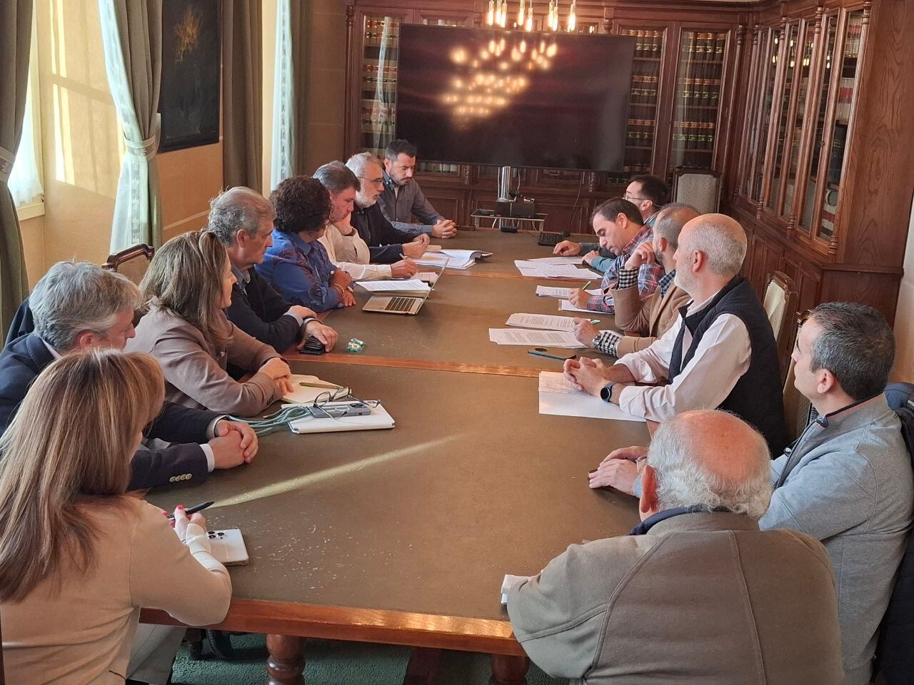 Reunión entre los empresarios y el Ayuntamiento de Segovia