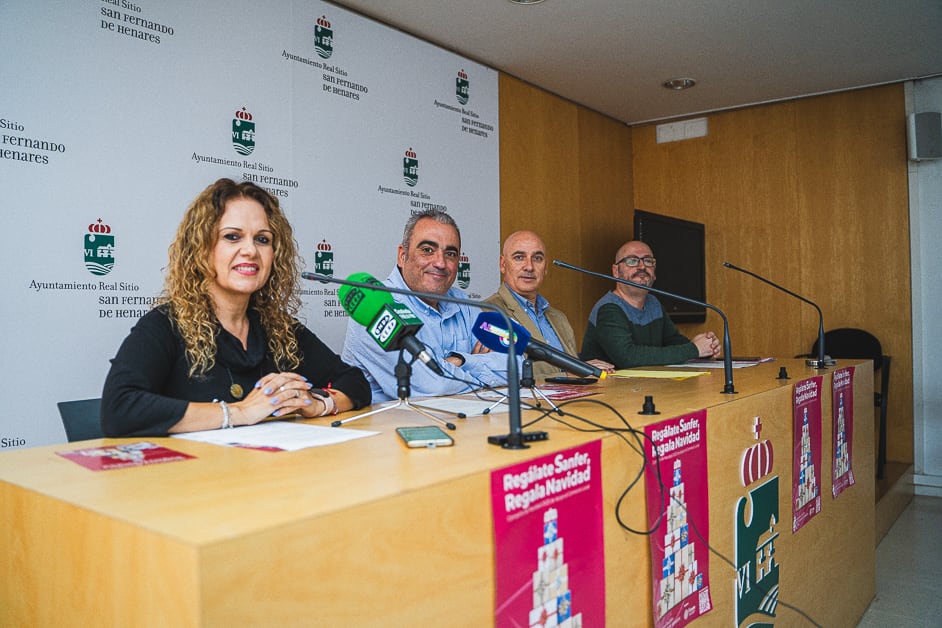 Presentación de la campaña de Navidad 2023 en apoyo al comercio local de San Fernando de Henares.