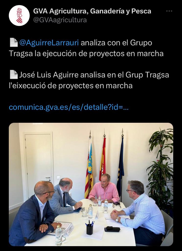 Mensaje en Twitter de la cuenta oficial de Agricultura con faltas de ortografía.