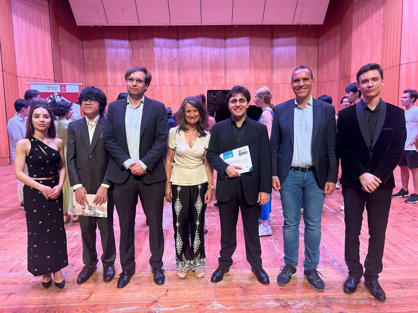 Foto de la final del Concurso Internacional de Piano de Vigo.