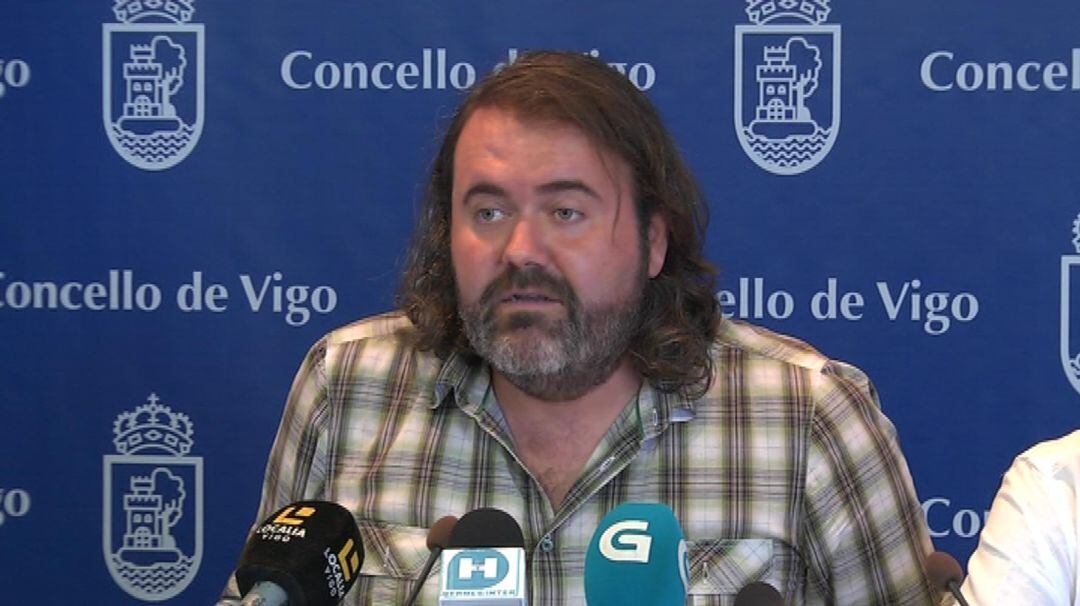 Rubén Pérez, actual portavoz del Grupo municipal Marea de Vigo