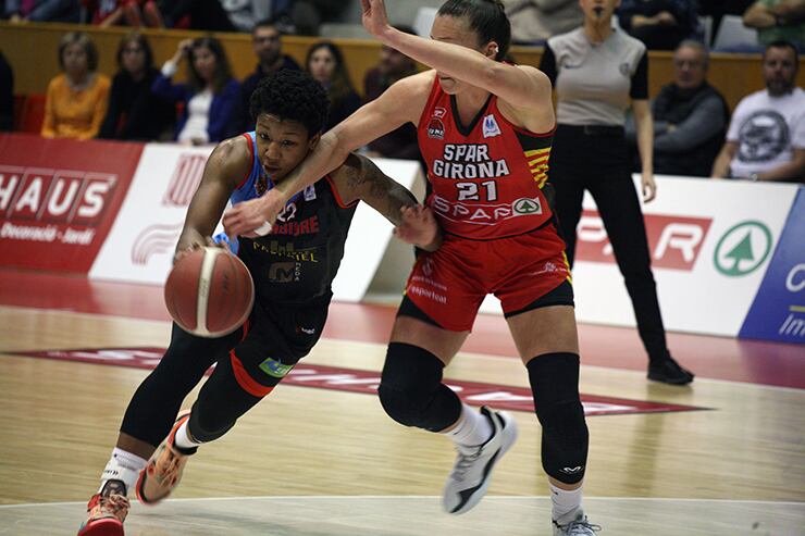 Las bercianas apenas compitieron en el partido