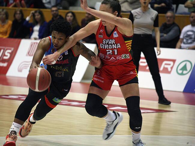 Las bercianas apenas compitieron en el partido