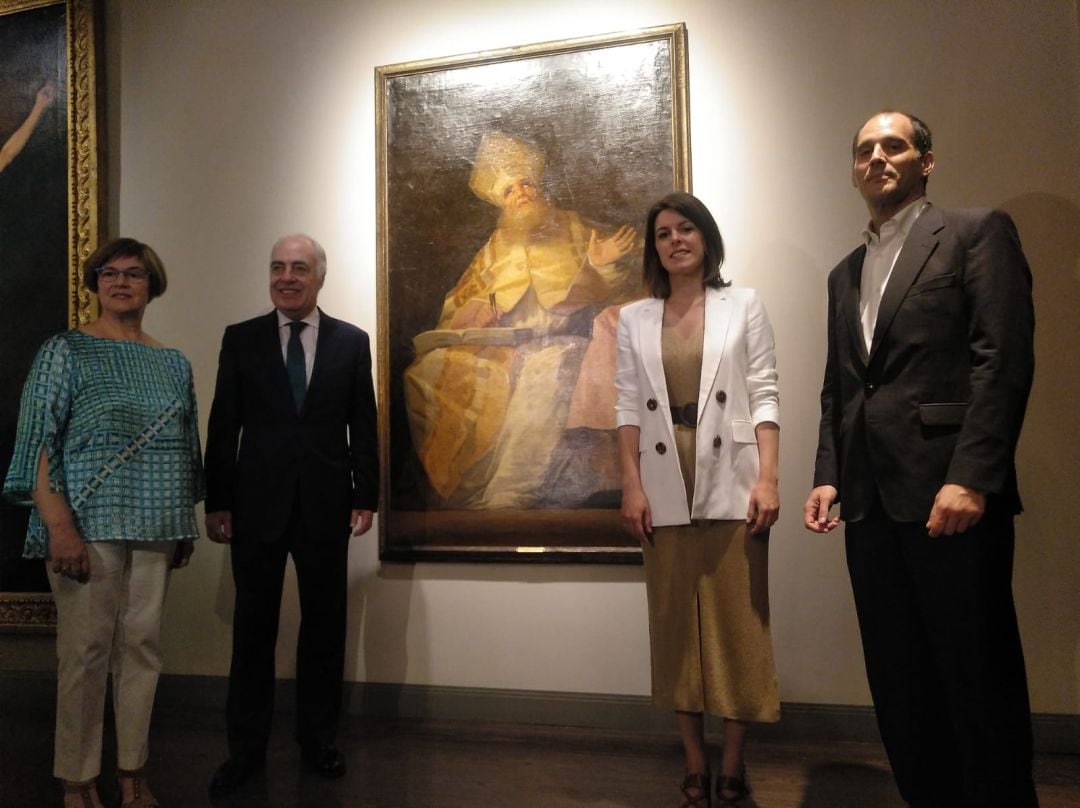 El Museo Goya incorpora temporalmente el lienzo de Goya &quot;San Agustín&quot;