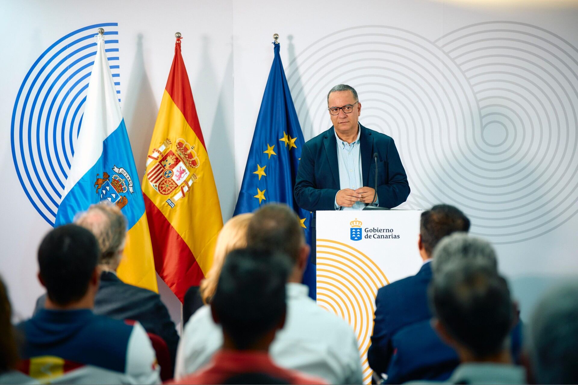 Poli Suárez, consejero de deportes del Gobierno de Canarias.