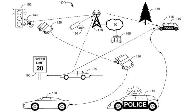 El vehículo detectaría al vehículo infractor y podría enviarle la multa a través de Internet.