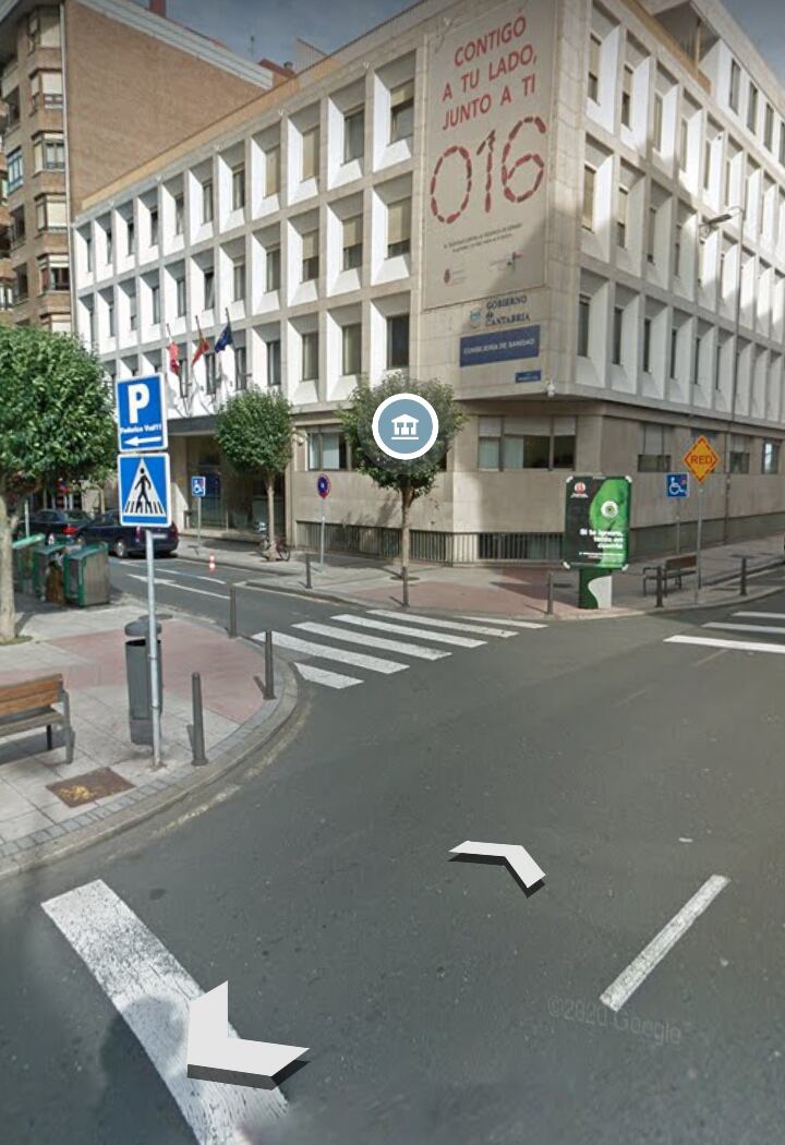 Confluencia de la calle Federico Vial con Marqués de la Hermida. Google Maps.