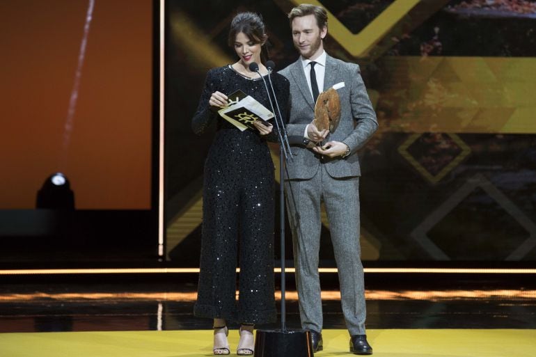 Juana Acosta y Pablo Rivero en la Gala de los Premios Forqué.