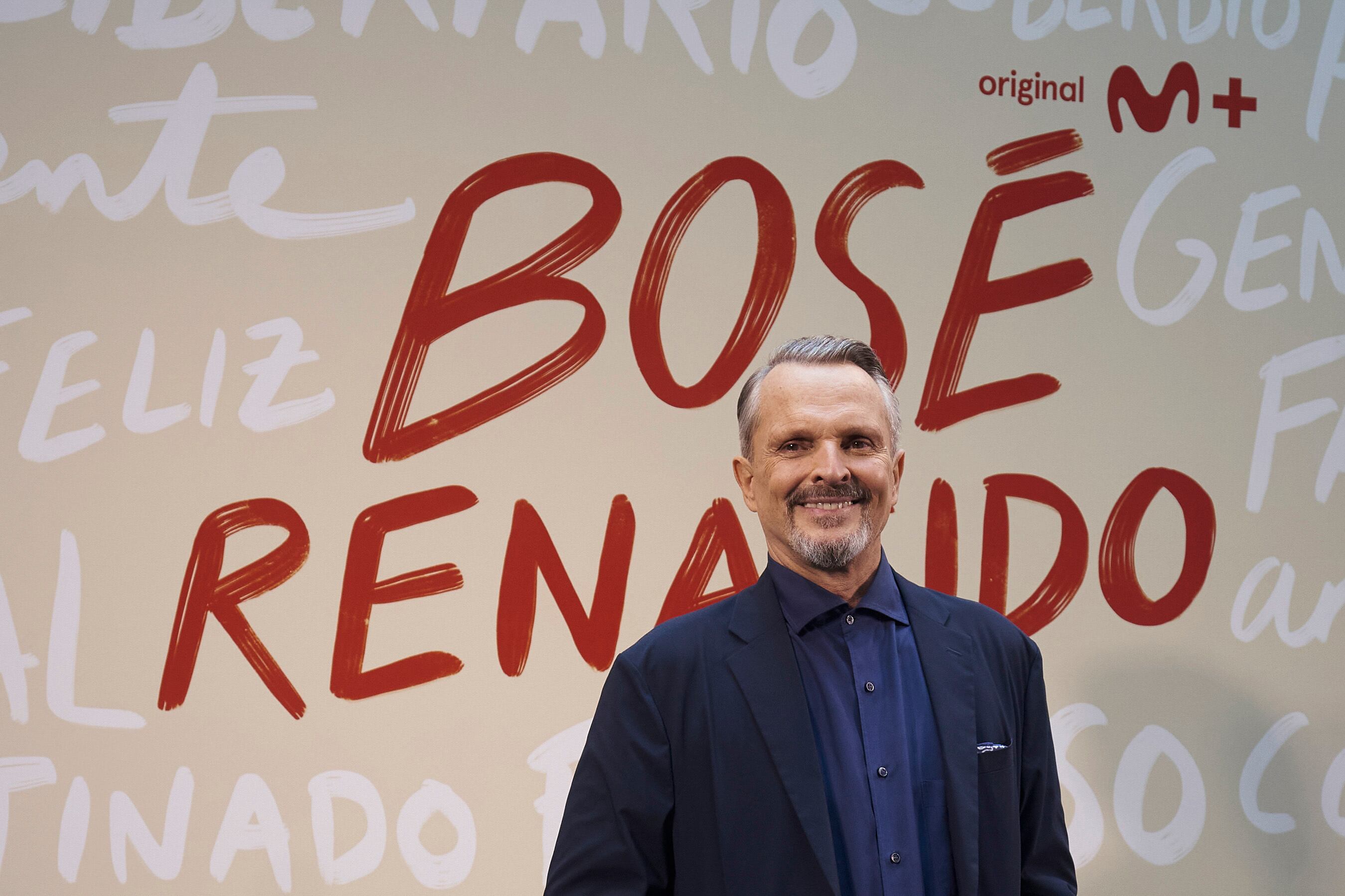 El cantante Miguel Bosé