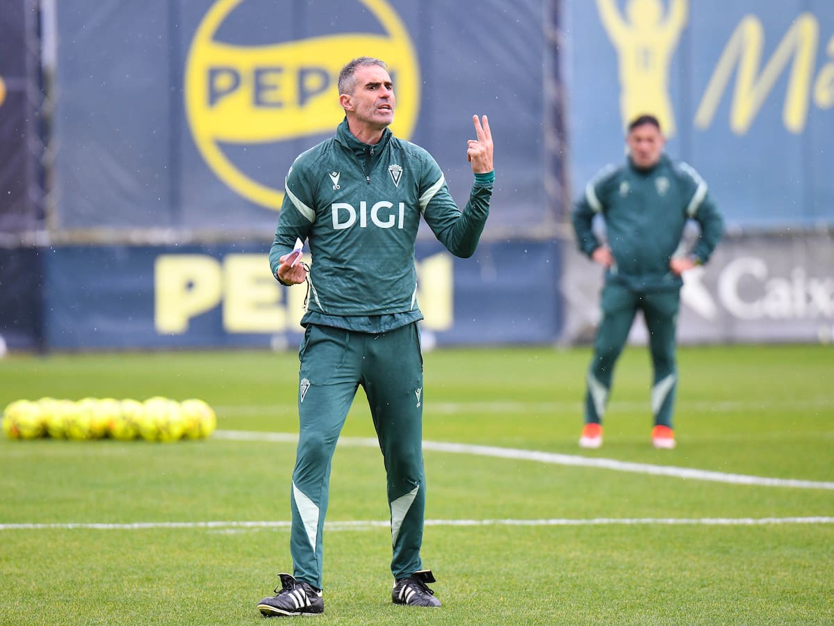 Gaizka Garitano y la situación del Cádiz CF: "Es preocupante, pero no alarmante. Alarmante era cuando llegué la pasada temporada"