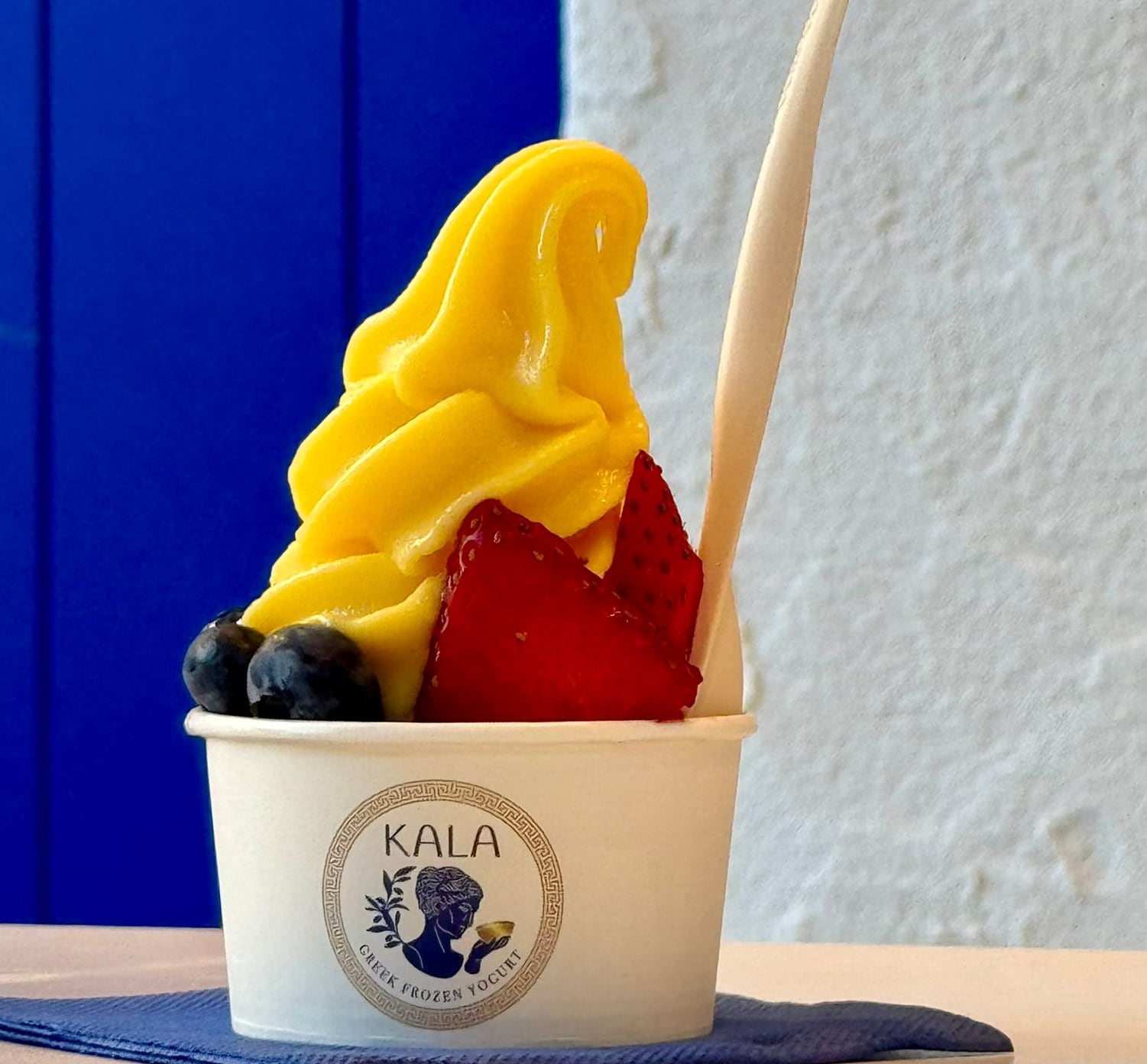 Helado de yogur griego de Kala