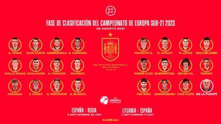Fer Niño convocado con la selección española sub 21.