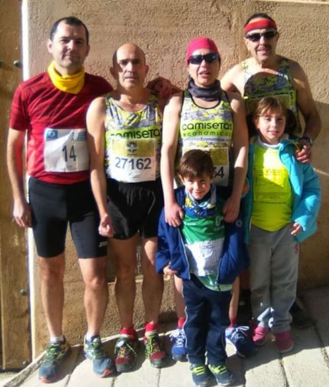 Atletas en Elche de la Sierra