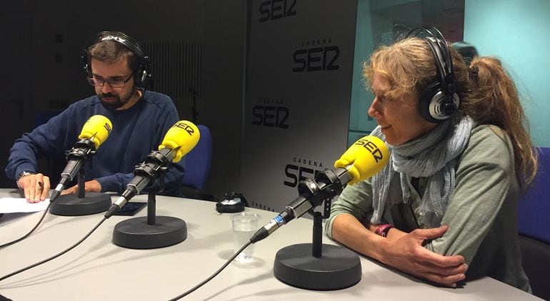 Annika Coll, nueva jefa de Bomberos de la Comunidad, durante la entrevista en La Ventana de Madrid.