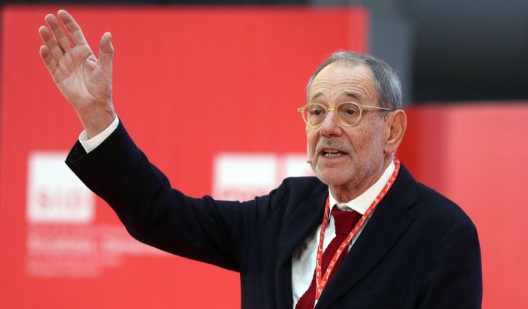 El ex secretario general de la OTAN Javier Solana, durante su intervención en la masterclass de la Escuela de Buen Gobierno Jaime Vera-Ahora.