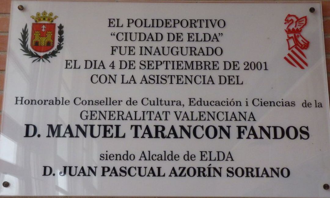 El pabellón municipal "Ciudad de Elda - Florentino Ibáñez" cumple 18 años