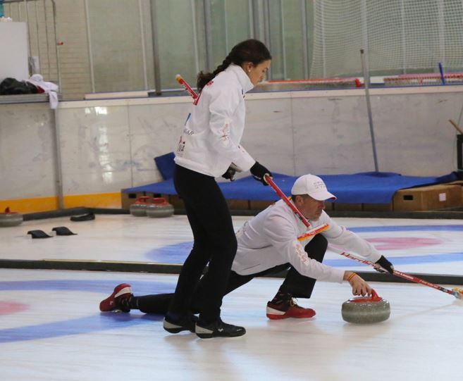 La pareja formada por Nerea Torralba y José Manuel Sangüesa hicieron un gran torneo