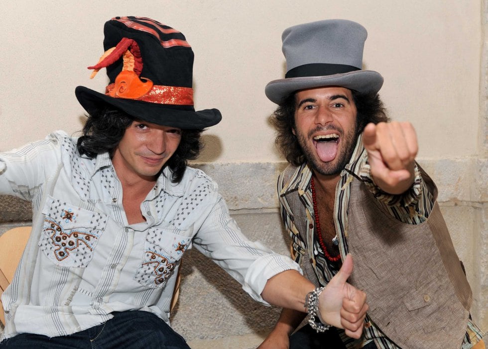 Los Delinqüentes posan para la cámara de Otazo