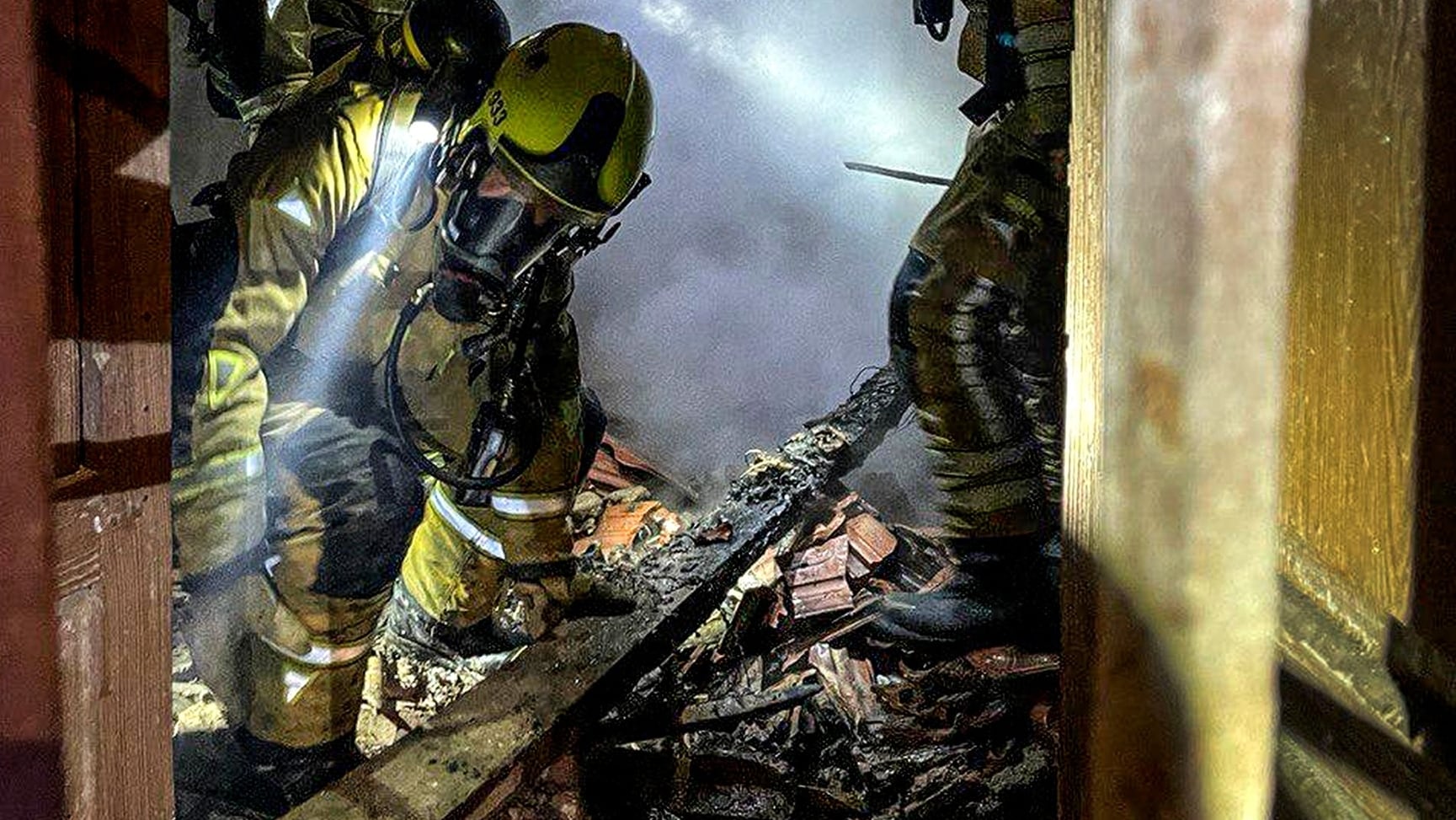 Los bomberos consiguieron apagar las llamas rápidamente