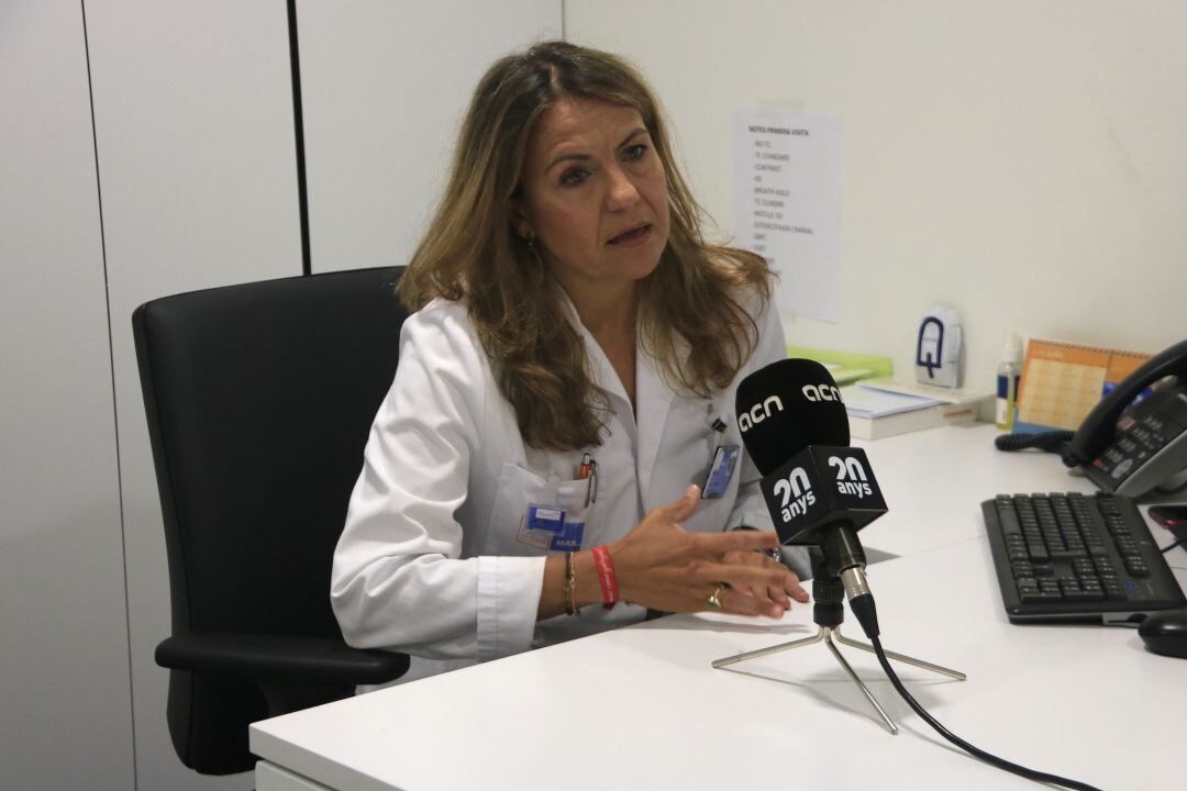Nuria Rodríguez de Dios, metgessa adjunta del Servei d'Oncologia Radioteràpica de l'Hospital del Mar