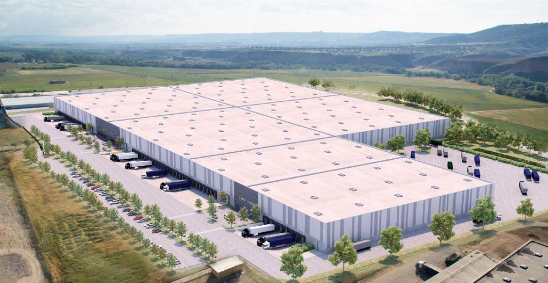 Diseño del futuro centro logístico de Amazon en Alcalá de Henares