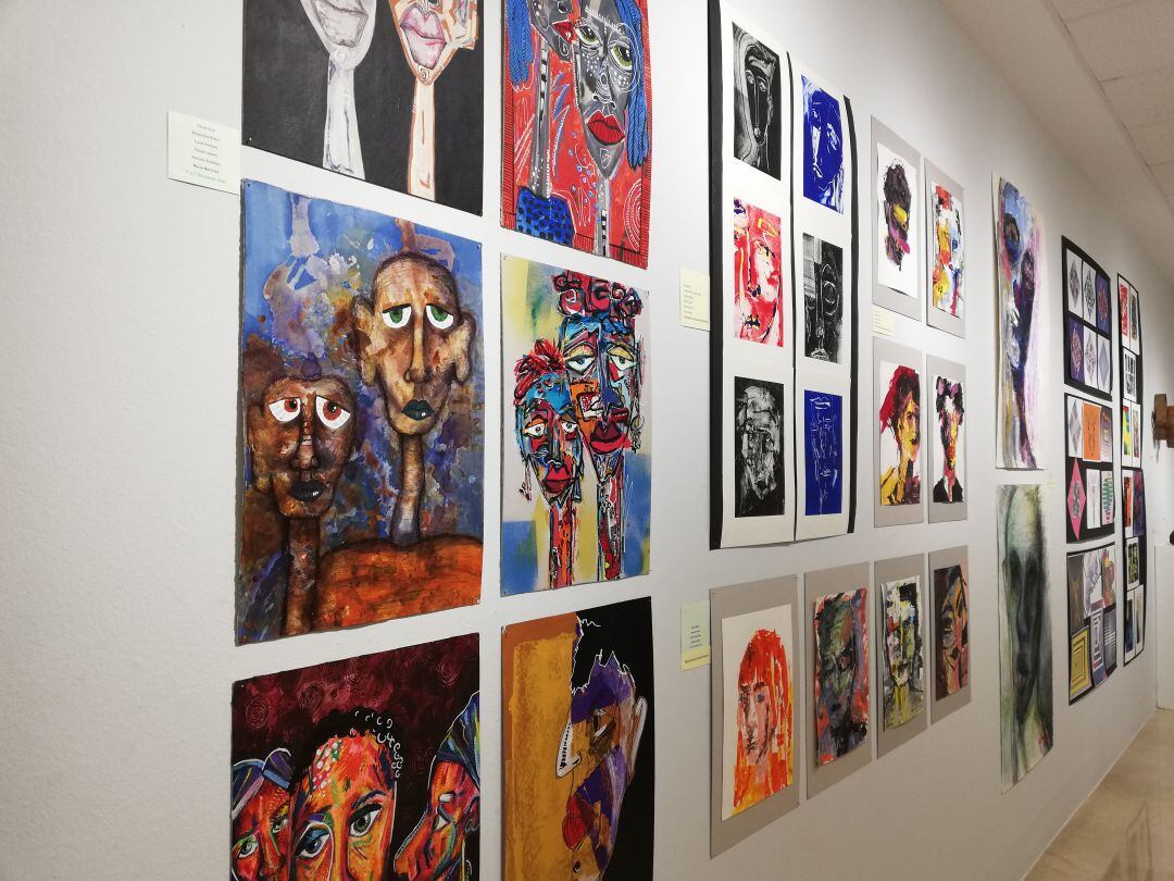 Algunas obras de los alumnos del IES Vela Zanetti