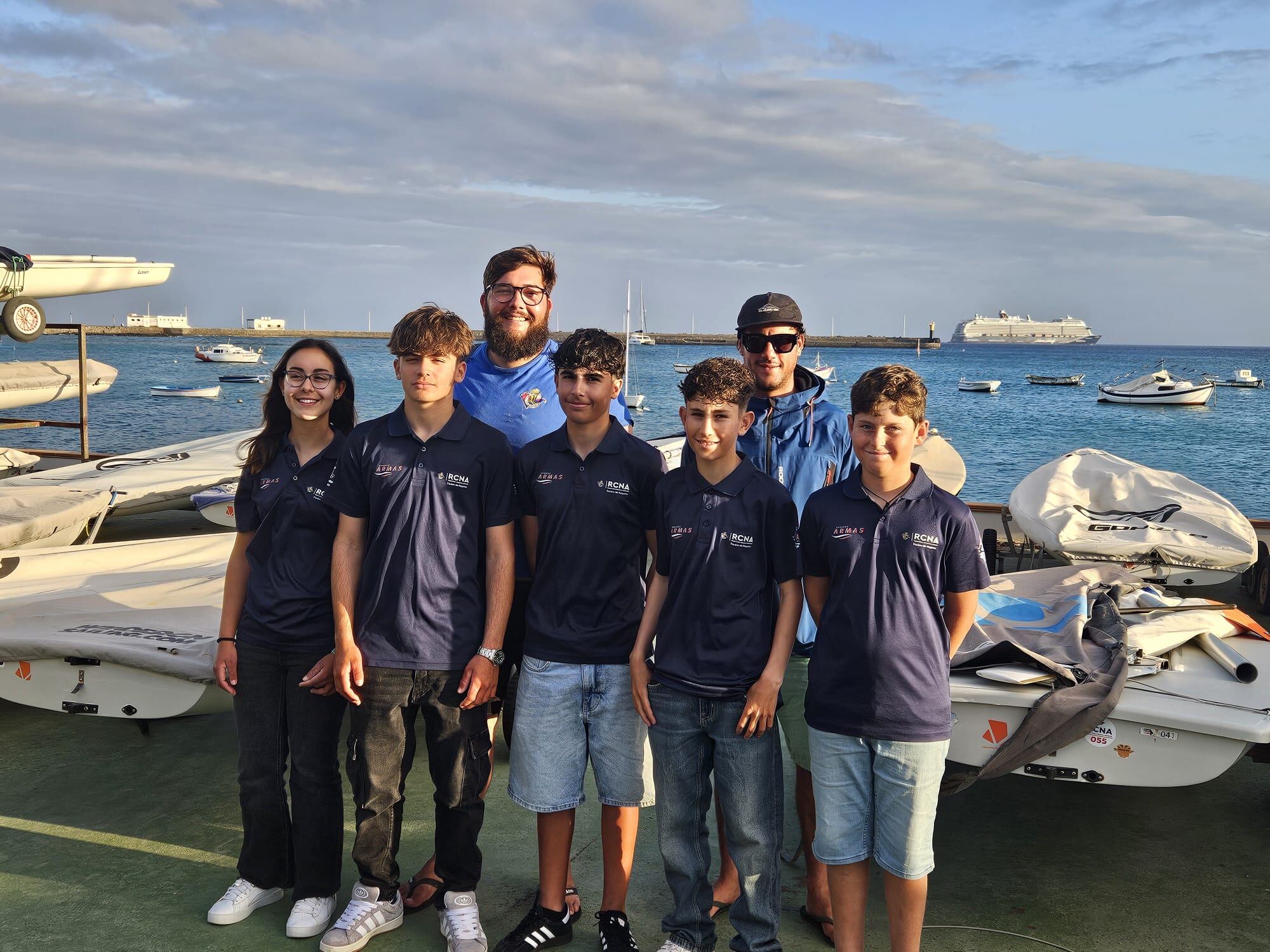 Expedición del RCNA en el Campeonato de Cantabria de Optimist.