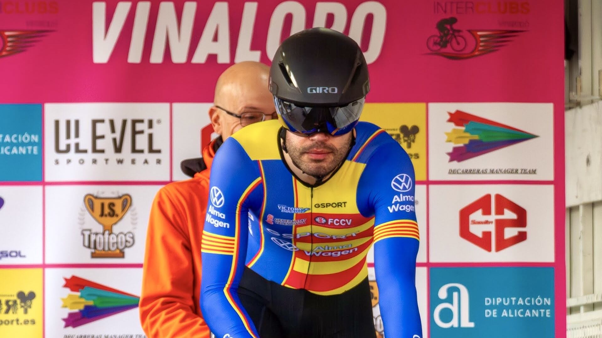 Sergio Verdú en la rampa de salida